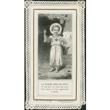 Image religieuse. Le tendre appel de Jésus.