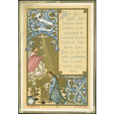 Image religieuse. Ave Maria gratia plena.