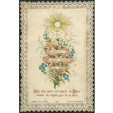Image religieuse. Jésus se plait parmi les Lis.