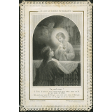Image religieuse. Le jour de bonheur par excellence.
