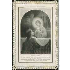 Image religieuse. Le jour de bonheur par excellence.