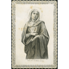 Image religieuse. Sacré Coeur de Marie.