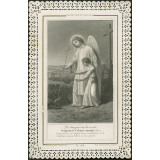 Image religieuse. Protection du Bon Ange.