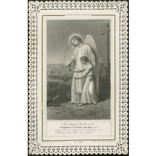 Image religieuse. Protection du Bon Ange.