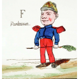 Abécédaire grosses têtes. 