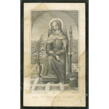 Image religieuse. Die wunderbare Mutter. La mère admirable.