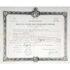Brevet de Capacité pour l'Enseignement Primaire (Institutrices-Brevet Supérieur).