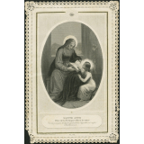 Image religieuse. Sainte Anne. 