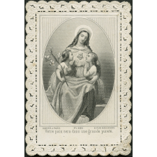 Image religieuse. Votre paix sera dans une grande pureté.