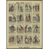 Spahis et Turcos. Au cours du 2eme Empire, vers 1860, ainsi qu'il se voit d'ailleurs par les costumes, on eut l'idée de faire venir à Paris, comme élément pittoresque, après des Zouaves, des détachements de nos troupes indigènes d'Algérie.