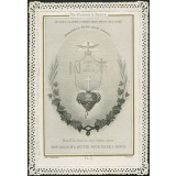Image religieuse. Vie d'union à Jésus.