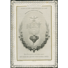 Image religieuse. Vie d'union à Jésus.
