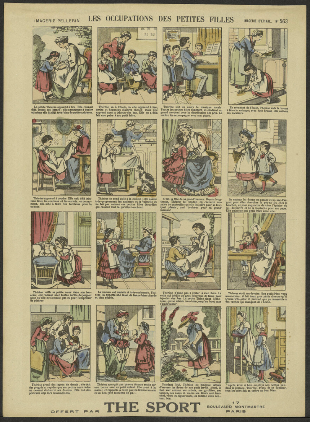 Les Occupations des petites filles.