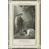 Image religieuse. L'humble foi qui plait à Dieu.