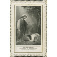 Image religieuse. L'humble foi qui plait à Dieu.