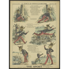 Le Lièvre et les grenouilles (Fable de La Fontaine).