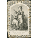 Image religieuse. Anima eorum quasi hortus irriguus.