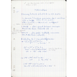 Interrogations de mathématiques.



