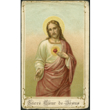 Image religieuse. Sacré Coeur de Jésus.