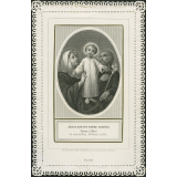 Image religieuse. Jésus enfant notre modèle.