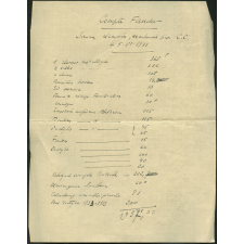 Feuille de compte