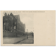 Facultés Catholiques de Lille - Ecole des Hautes Etudes Industrielles - Façade principale.