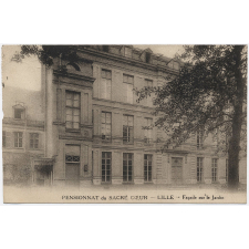 Pensionnat du Sacré Coeur - Lille - Façade sur le Jardin.