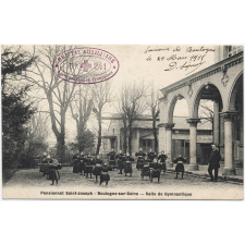 Pensionnat Saint-Joseph - Boulogne-sur-Seine - Salle de Gymnastique.