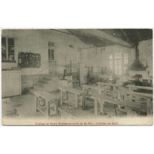 Collège et Ecole Professionnelle de St-Pol - L'atelier au bois.