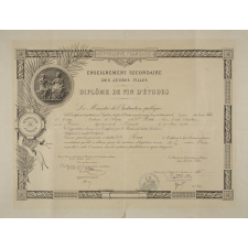 Diplôme de fin d'études.
