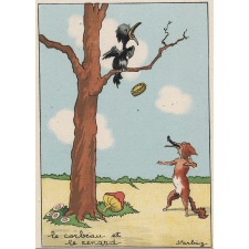 Le Corbeau et le renard.