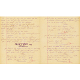 Cahier de devoirs journaliers / Ecole communale de St-Etienne du Vauvray dirigée par M. Lesage / Mars-mai 1889.