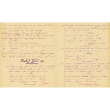 Cahier de devoirs journaliers / Ecole communale de St-Etienne du Vauvray dirigée par M. Lesage / Mars-mai 1889.