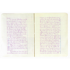 Cahier de rédaction.