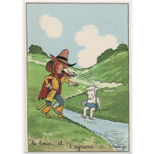 Le Loup et l'agneau.