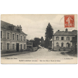 Blangy-le-Château (Calvados) - Ecole des Filles et Route de Bernay.