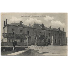 1746 - Ouroux - La Mairie et les Ecoles.