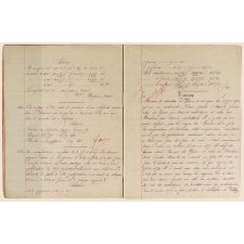 Cahier de devoirs journaliers / Ecole communale de St-Etienne du Vauvray dirigée par M. Lesage / Octobre-décembre 1888.
