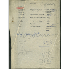Feuille de compte