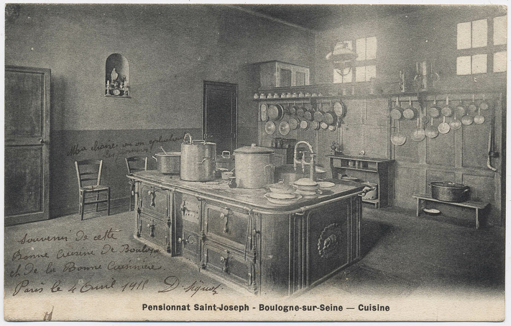 Pensionnat Saint-Joseph - Boulogne-sur-Seine - Cuisine.