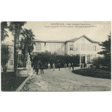 Montpellier - Ecole Nationale d'Agriculture - Façade principale - Cercle des Elèves - Monument de Saint-Pierre.