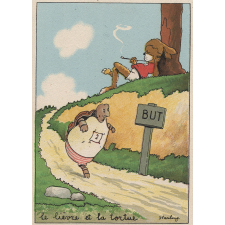 Le Lièvre et la tortue.