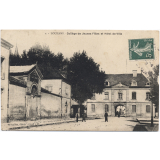 1 - Louhans - Collège de Jeunes Filles et Hôtel de Ville.