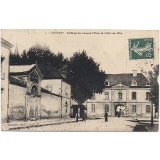1 - Louhans - Collège de Jeunes Filles et Hôtel de Ville.