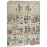 Tableau mural. Richelieu.- Abaissement de la maison d'Autriche- 1624-1642.