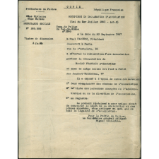 Récépissé de déclaration d'association