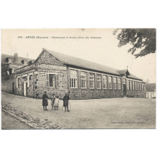 634 - Ernée (Mayenne) - Pensionnat et écoles libres des Châtelets.