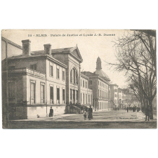 35 - Alais - Palais de Justice et Lycée J.-B. Dumas.