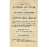 Manuel de gymnastique (première partie) et des exercices militaires.