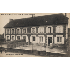 Ressons-sur-Matz (Oise) - Ecoles des Garçons et des Filles.